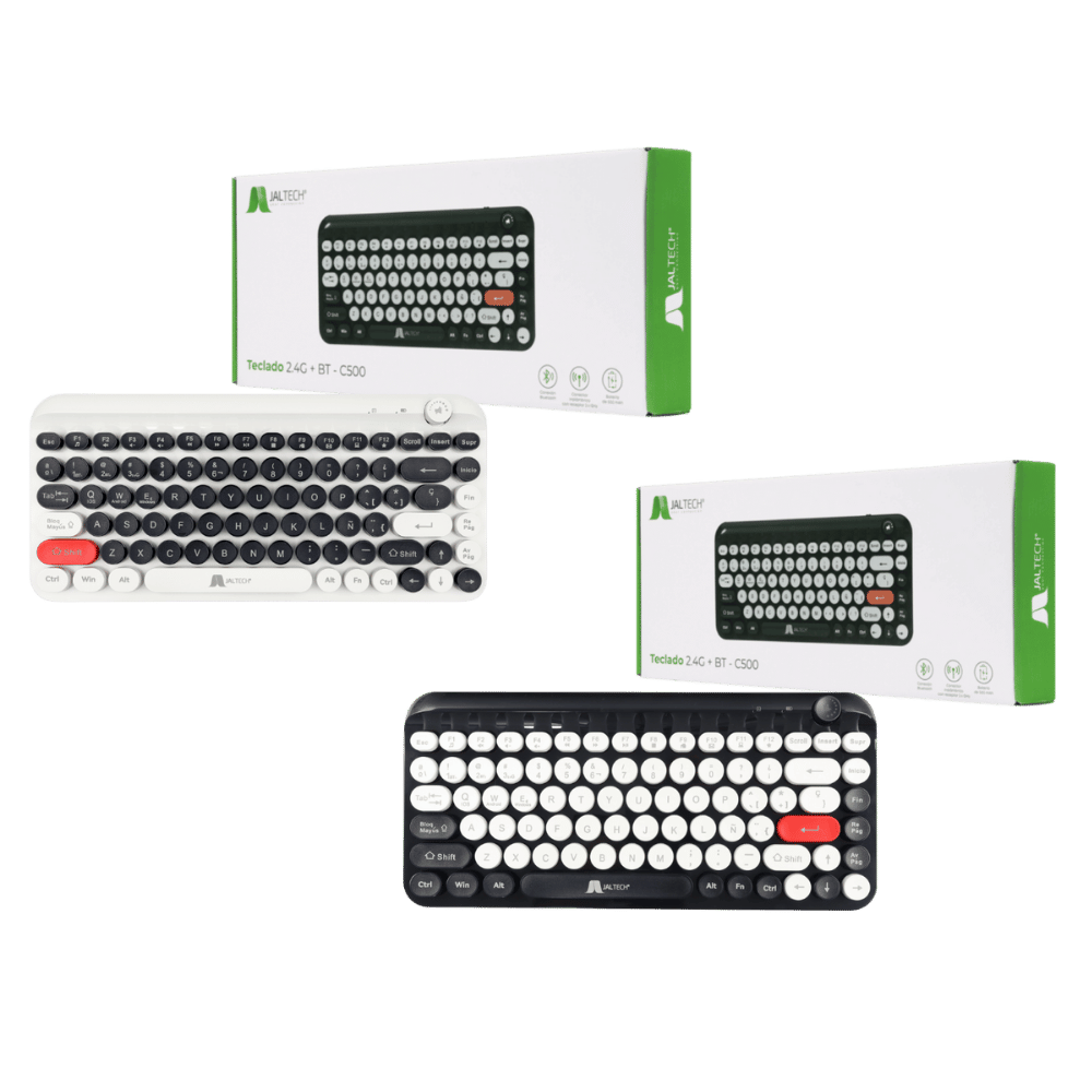 Teclado Inalámbrico 2.4g + Bt – C500