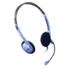 Audifono Diadema Genius HS-02B 2 Plug 3.5mm AzulNegro (2)