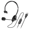 Audifono Diadema Genius HS-100U Para PC USB Negro - Thumbnail Image 1