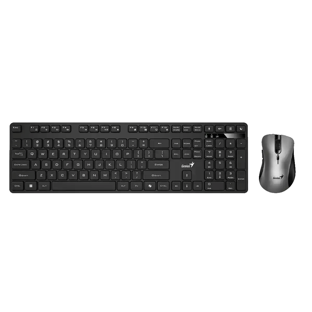 Combo Genius Teclado + Mouse Inalambrico Silencioso KM-8216S