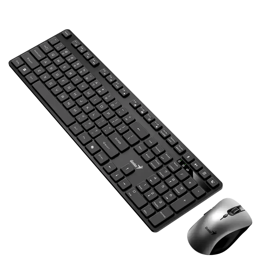 Combo Genius Teclado + Mouse Inalambrico Silencioso KM-8216S - Imagen 3