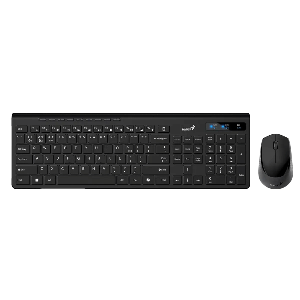 Combo Teclado + Mouse Genius SLIM 8230 Inalambrico-Bluetooth - Imagen 2