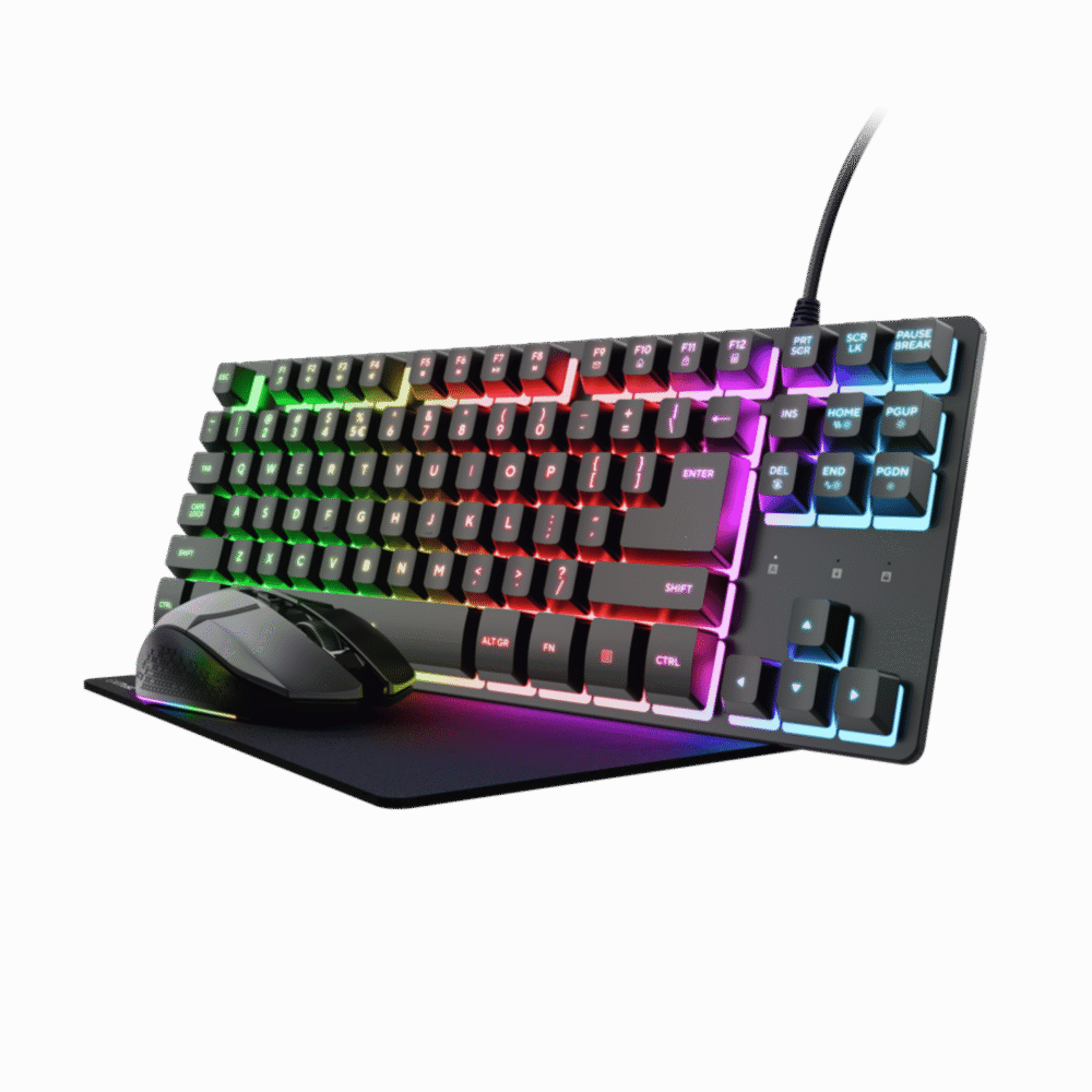 Combo trust Gxt 794W 3 en 1 Gamer Negro