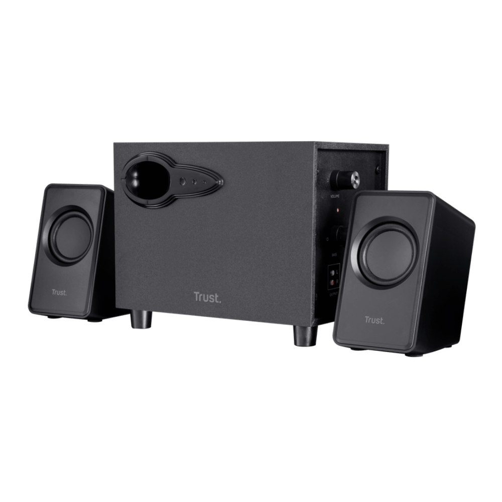 Parlante Trust Avora 2.1 Usb Subwoofer Set Negro 18W