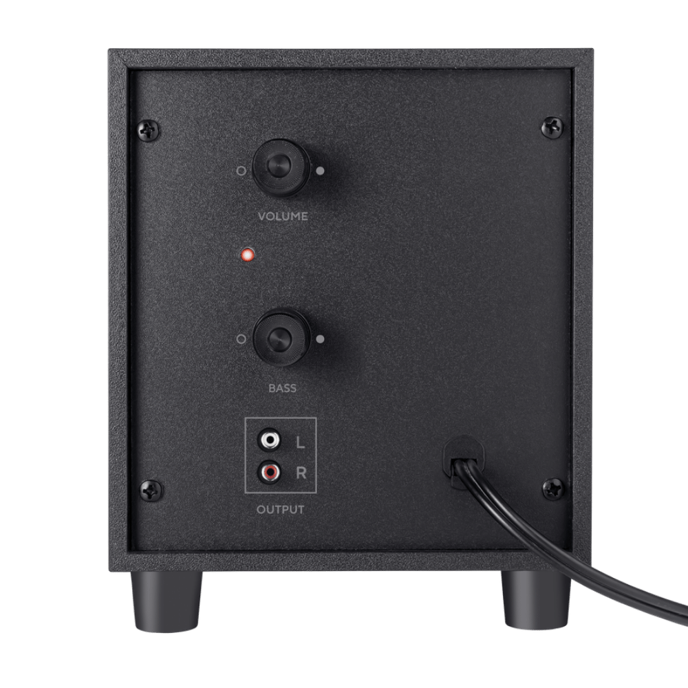 Parlante Trust Avora 2.1 Usb Subwoofer Set Negro 18W - Imagen 3