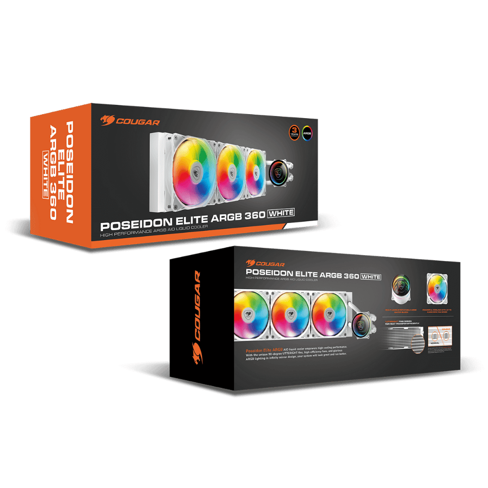 Refrigeración Liquida Poseidon Elite Argb 360 Blanco - Imagen 3