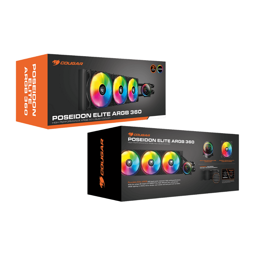 Refrigeración Liquida Poseidon Elite Argb 360 Negro - Imagen 3