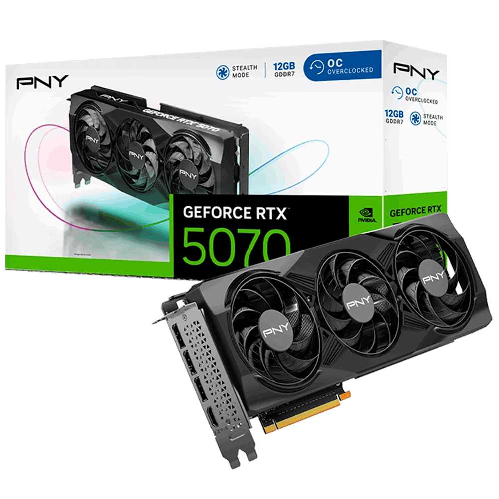 Tarjeta De Vídeo PNY GeForce RTX 5070 OC 12GB