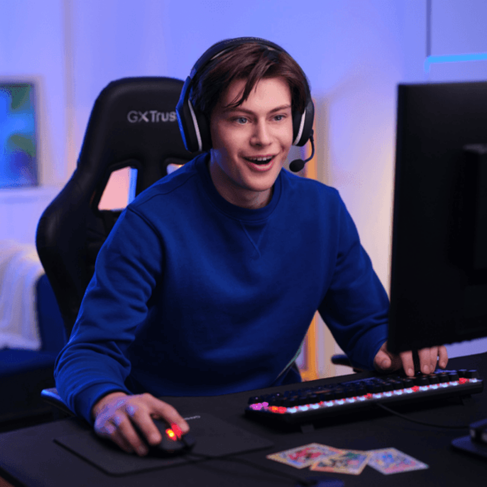 Teclado Gamer trust Gxt 834 Callaz Mecanico TKL - Imagen 6