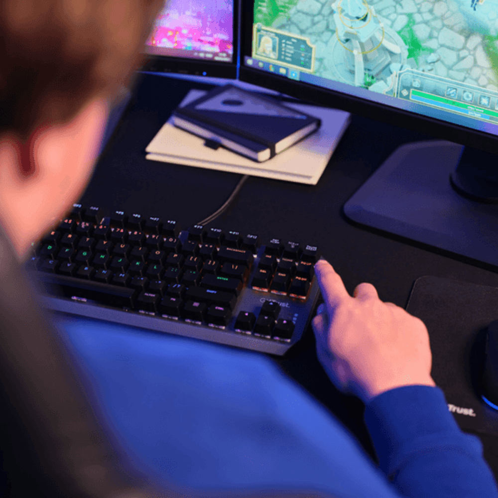 Teclado Gamer trust Gxt 834 Callaz Mecanico TKL - Imagen 4