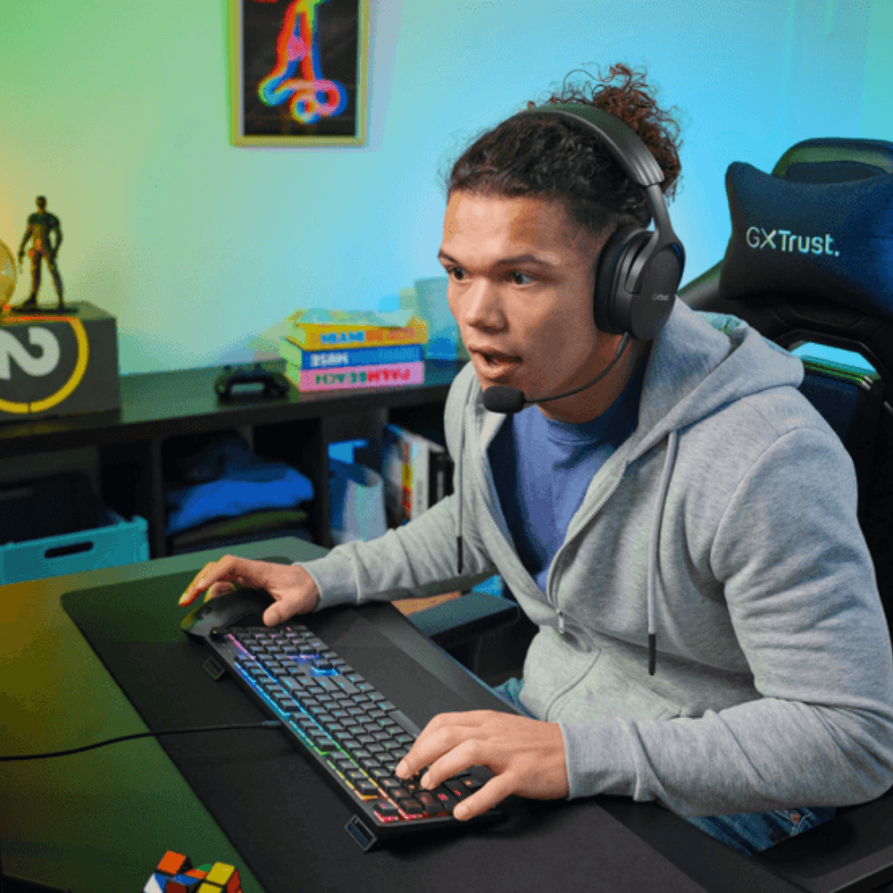 Teclado Gamer trust Gxt 866 Torix Mecanico Negro - Imagen 3