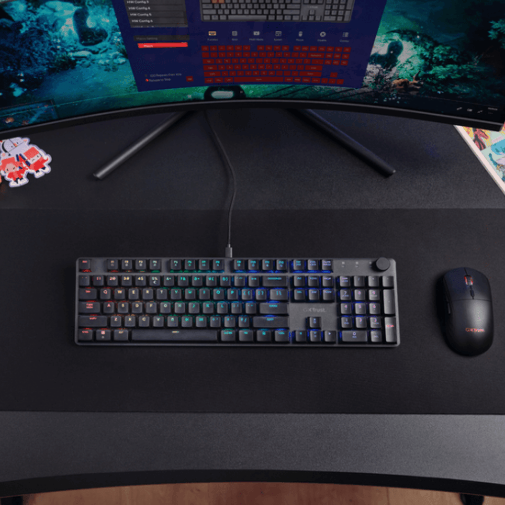 Teclado Gamer trust Gxt 866 Torix Mecanico Negro - Imagen 6