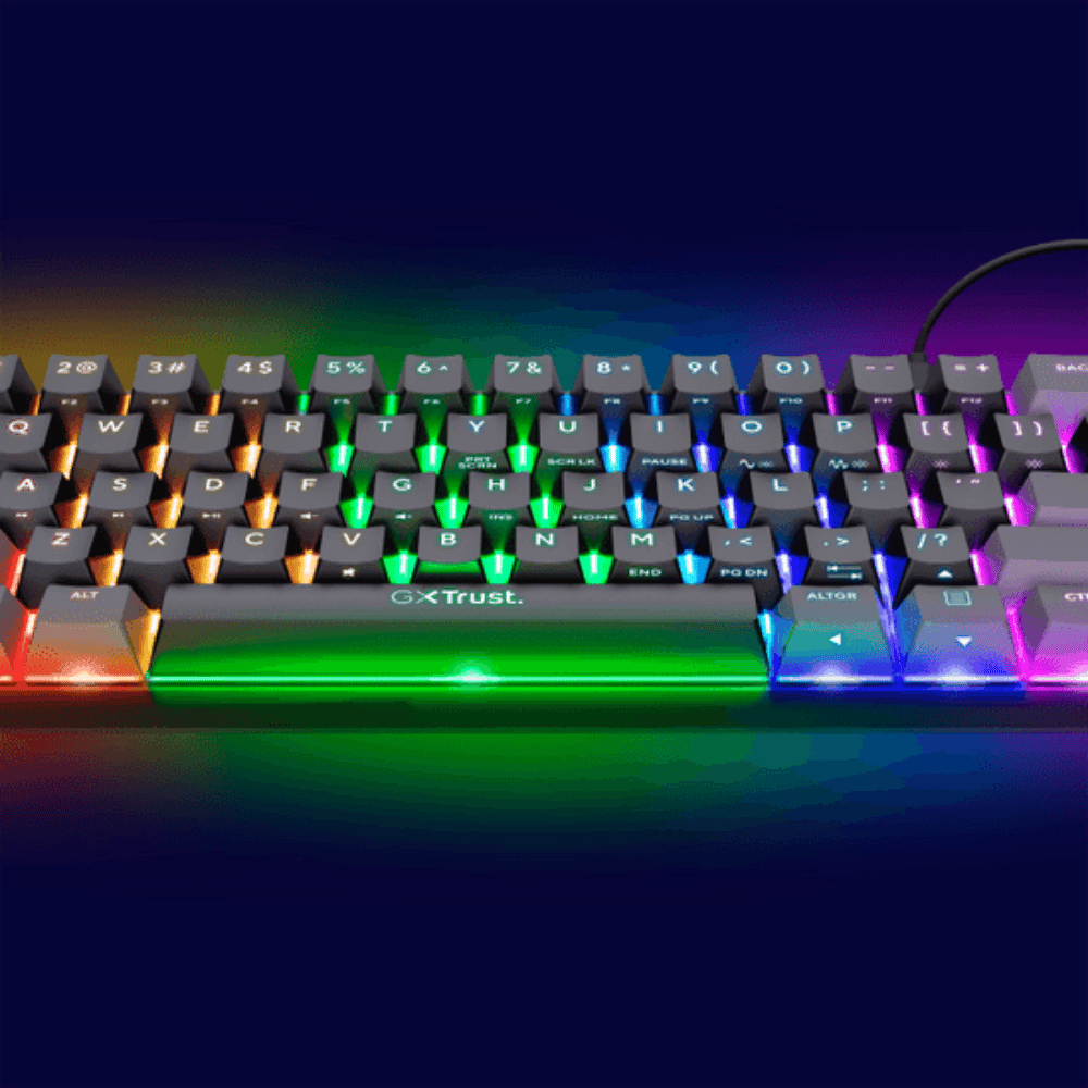 Teclado Gamer trust Gxt 867 Acira Mecanico 60% Negro - Imagen 9