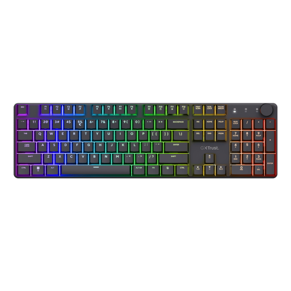 Teclado Gamer trust Gxt 868 Torix Mecanico Negro Inalambrico - Imagen 2