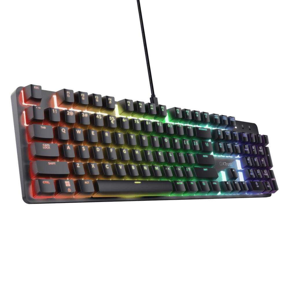 Teclado Gamer trust Gxt 871 Zora Mecanico Negro - Imagen 2