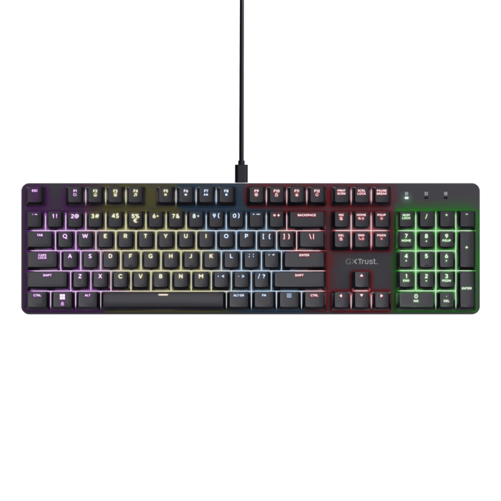 Teclado Gamer trust Gxt 871 Zora Mecanico Negro - Imagen 3