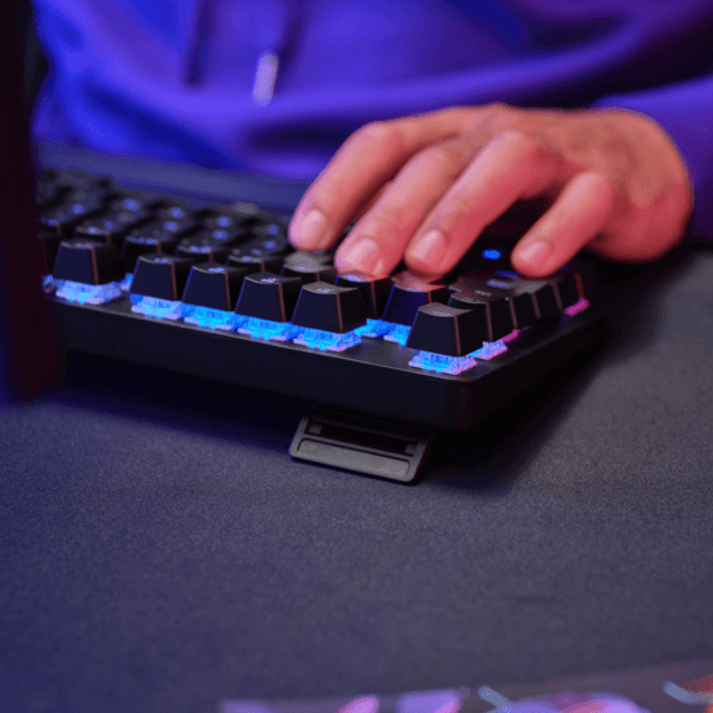 Teclado Gamer trust Gxt 871 Zora Mecanico Negro - Imagen 6