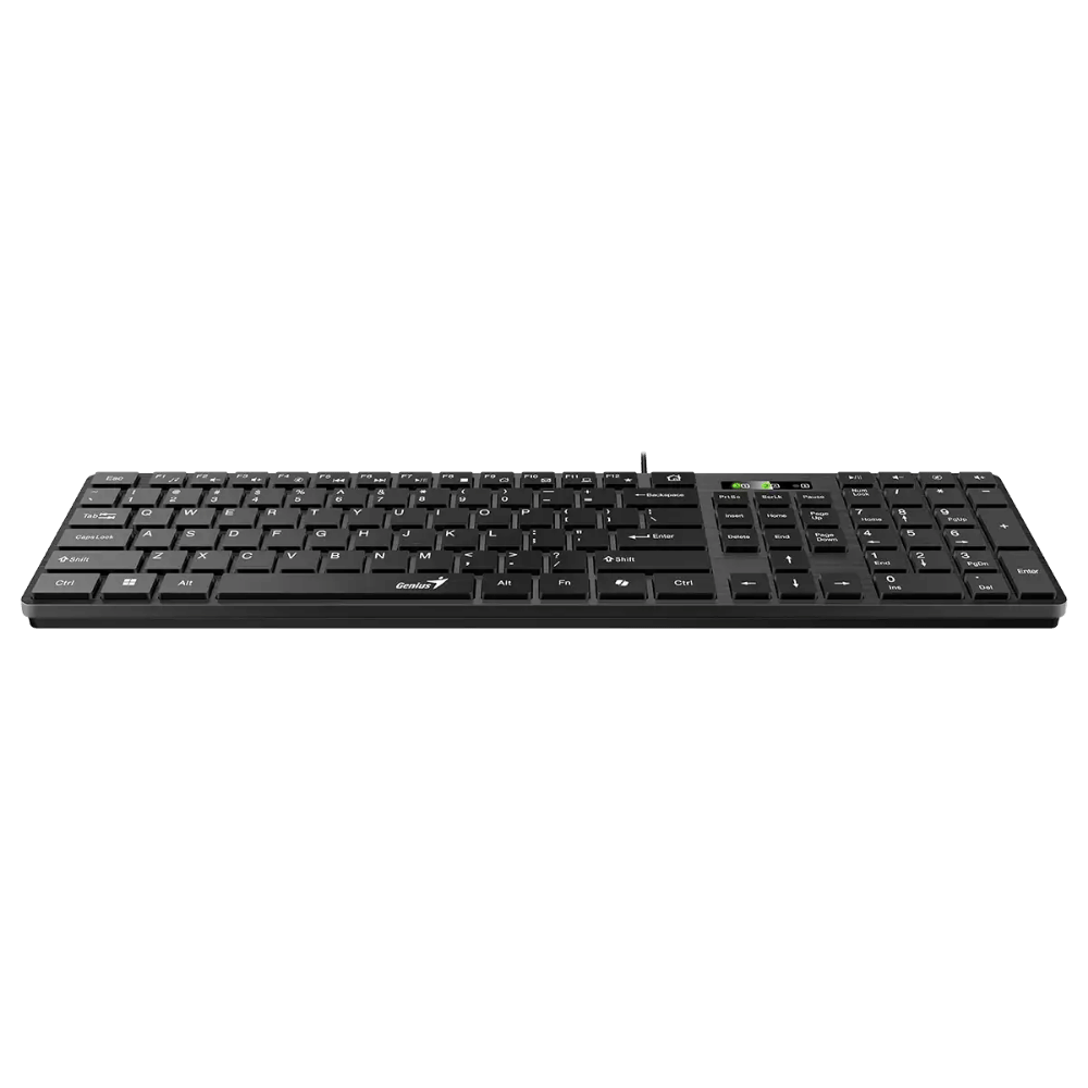Teclado Genius SlimStar 126 Alambrico USB Negro - Imagen 2