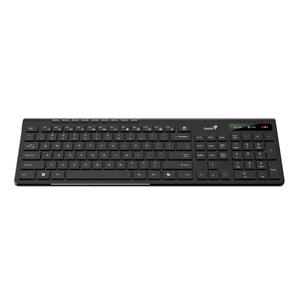 Teclado Genius SlimStar 7230 ergonómico color negro - Imagen 4