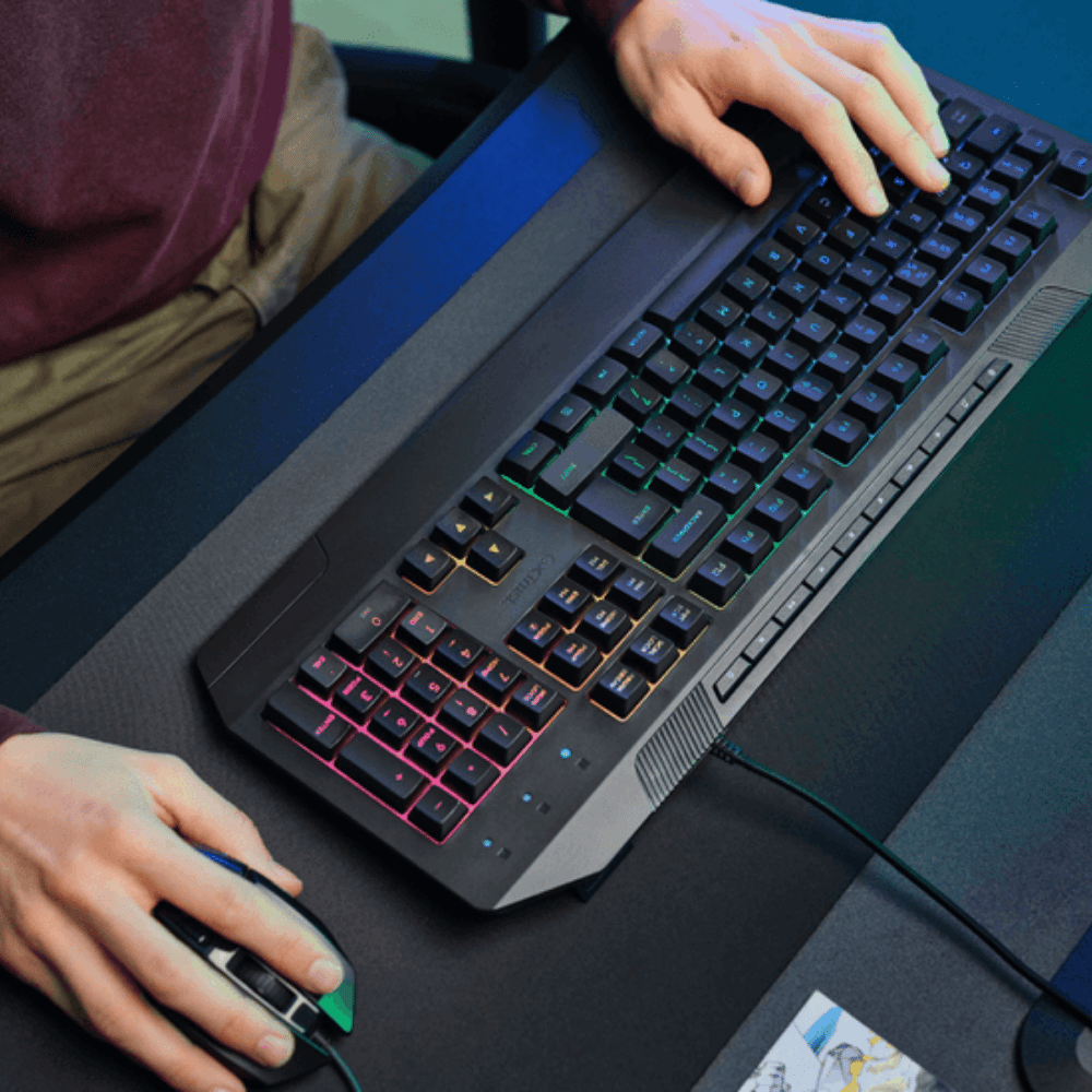 Teclado Trust Gxt 836 Evocx Gamer con Iluminacion Rainbow - Imagen 7