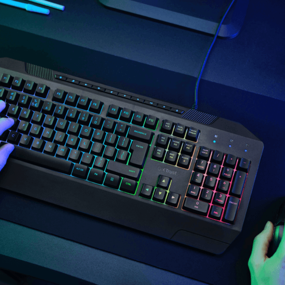 Teclado Trust Gxt 836 Evocx Gamer con Iluminacion Rainbow - Imagen 5