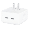 Cargador Apple 35W dos puertos USB-C MW2H3AM/A Original - Thumbnail Image 1