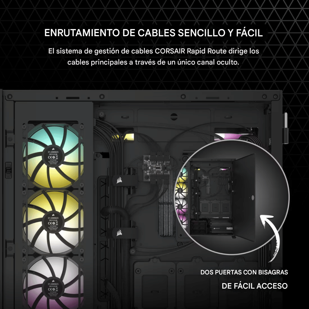 Chasis Corsair Gamer 7000d Airflow Full Tower - Imagen 6