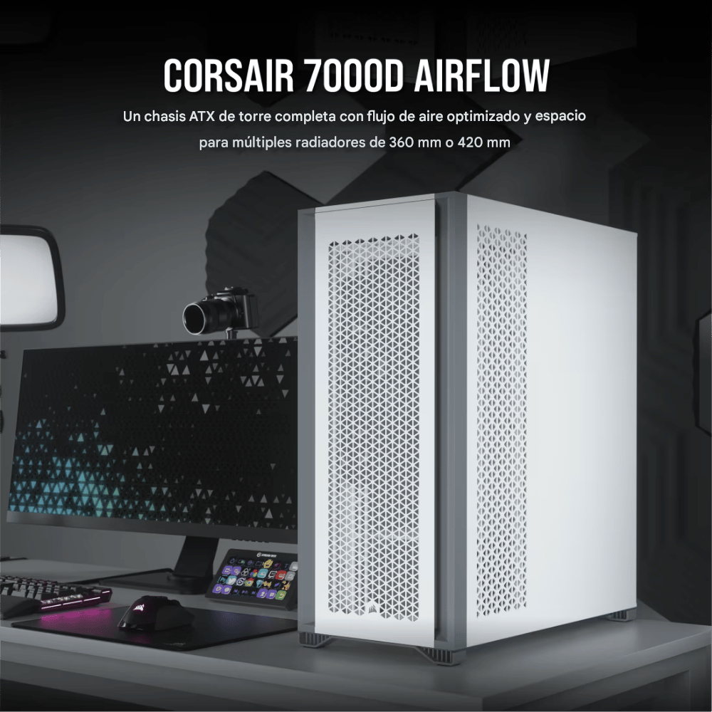 Chasis Corsair Gamer 7000d Airflow Full Tower - Imagen 2