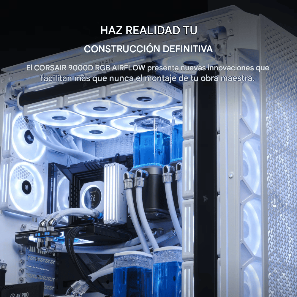 Chasis Corsair Icue Link 9000d Airflow Cristal Templado Supertorre - Imagen 7