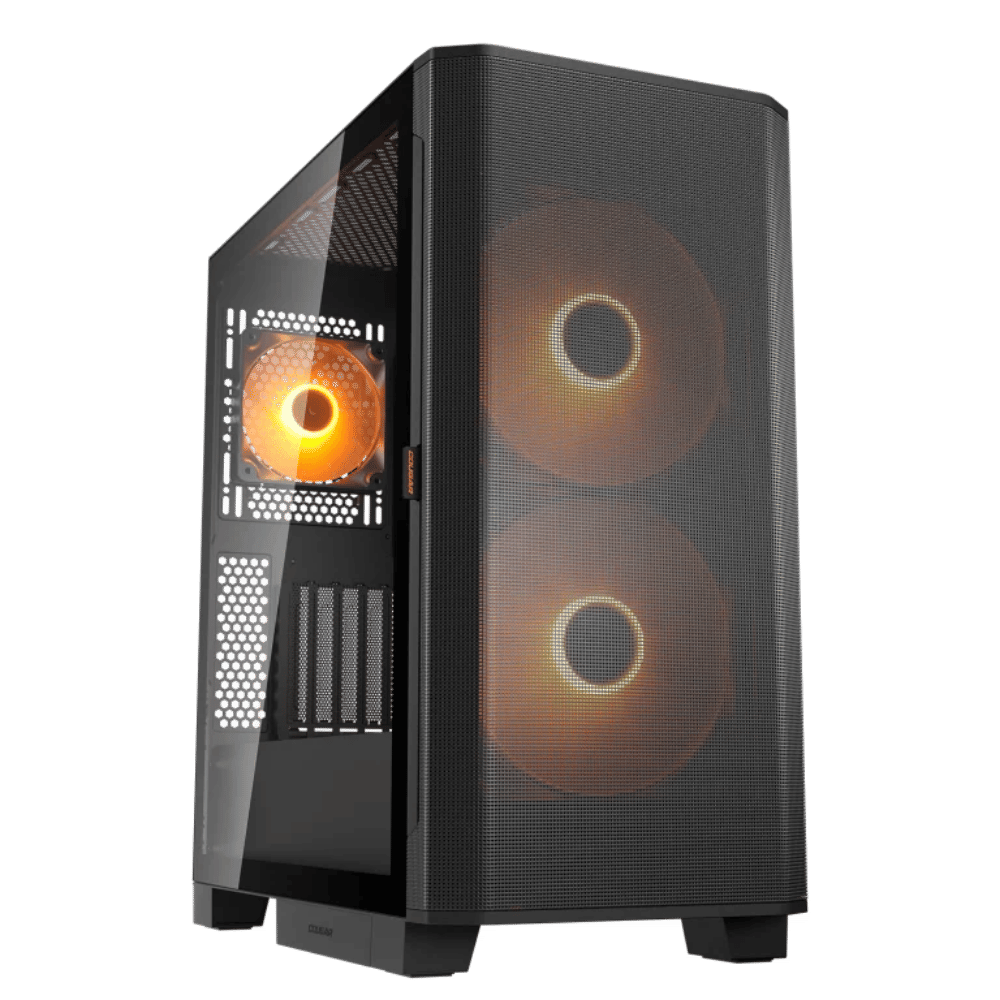 Chasis Cougar Airface Flo RGB Negro