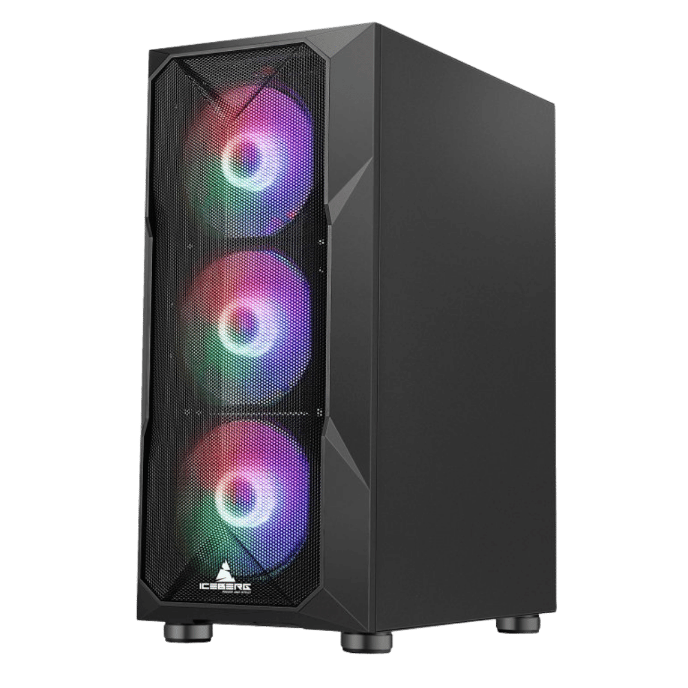 Chasis Iceberg Flow GS ATX Negro - Imagen 2