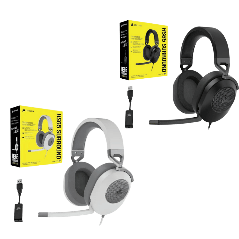 Diadema Gamer Inalámbrico Corsair HS65 SURROUND