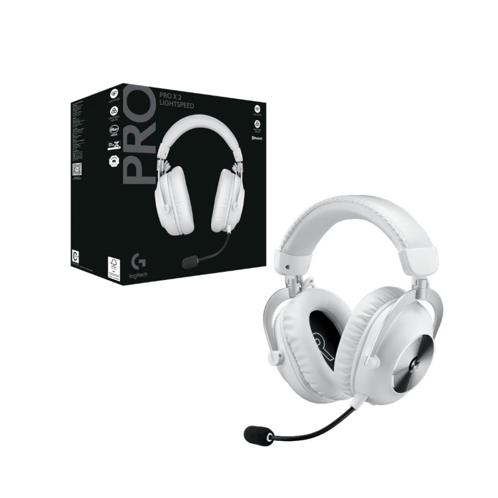 Diadema Gamer Logitech G Pro X Inalámbrica Profesional Blanco