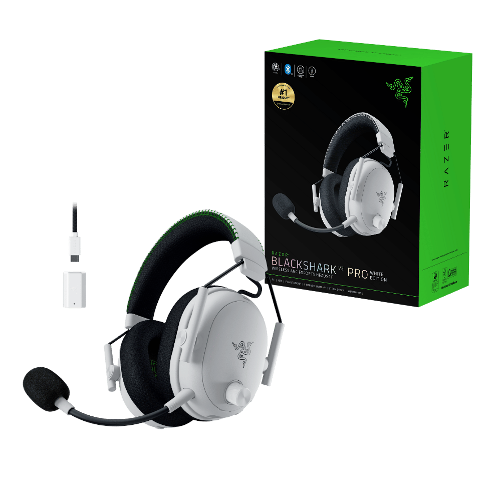 Diadema Razer BlackShark V3 Inalambrico Blanco