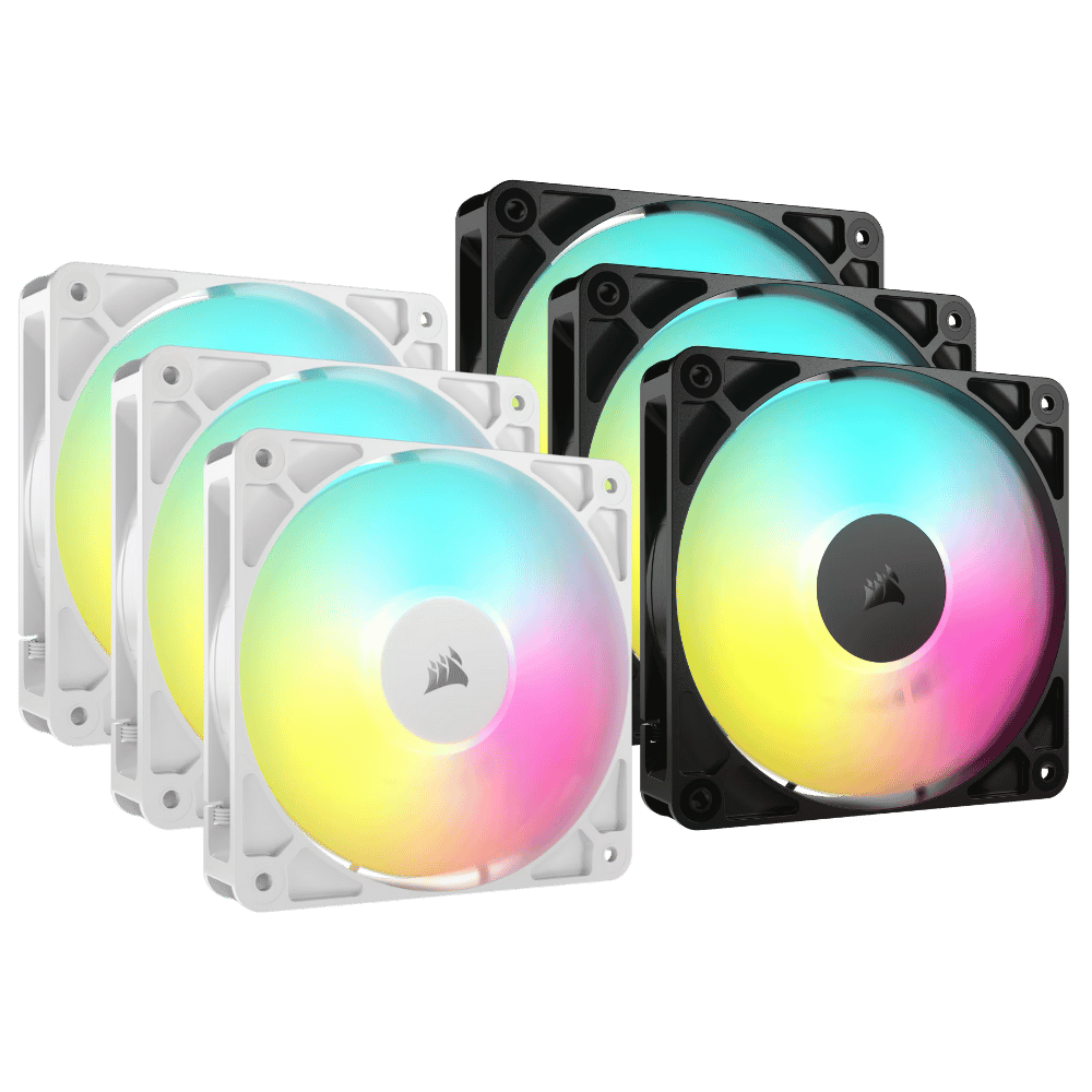 Kit Ventiladores Corsair PWM de 120 mm RS120 ARGB