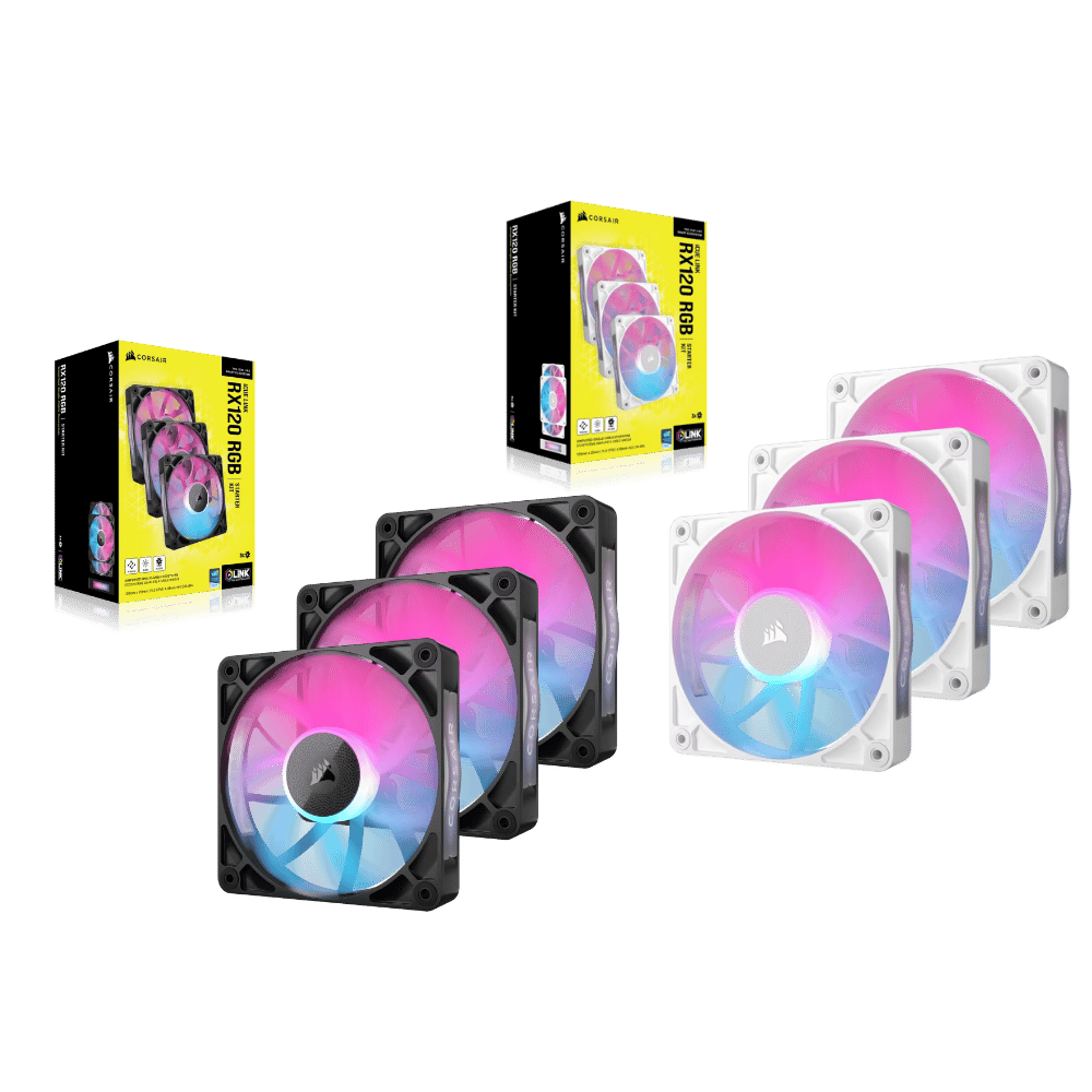 Kit Ventiladores Corsair iCUE LINK RX120 RGB 120 mm