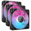 Kit Ventiladores Corsair iCUE LINK RX120 RGB 120 mm (3)