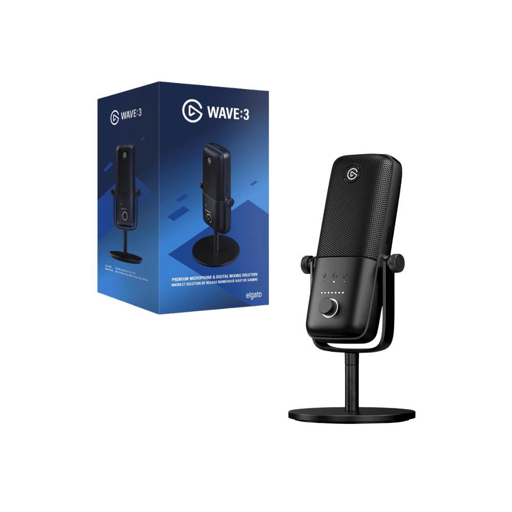 Micrófono Gamer Elgato Wave 3 - Alámbrico - USB C