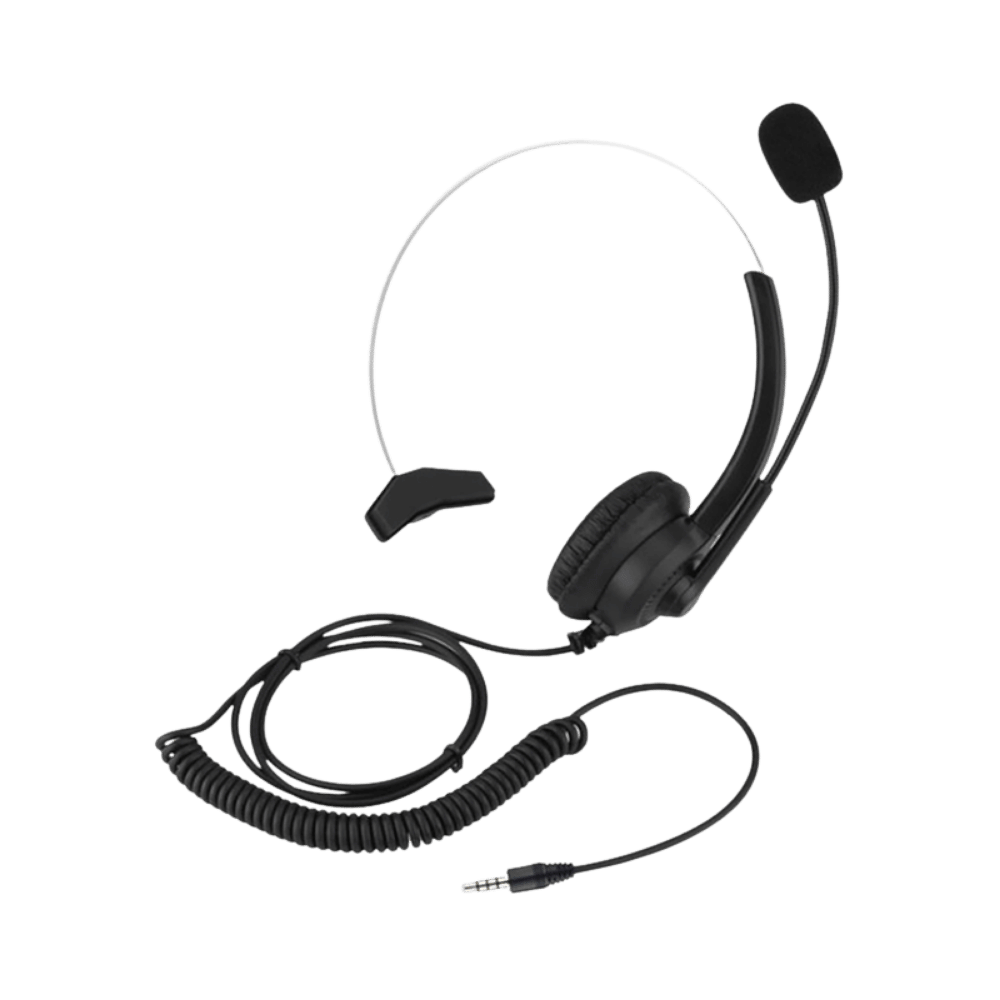 Auriculares Mono De Tráfico Tipo Callcenter 3.5 Mm 40020