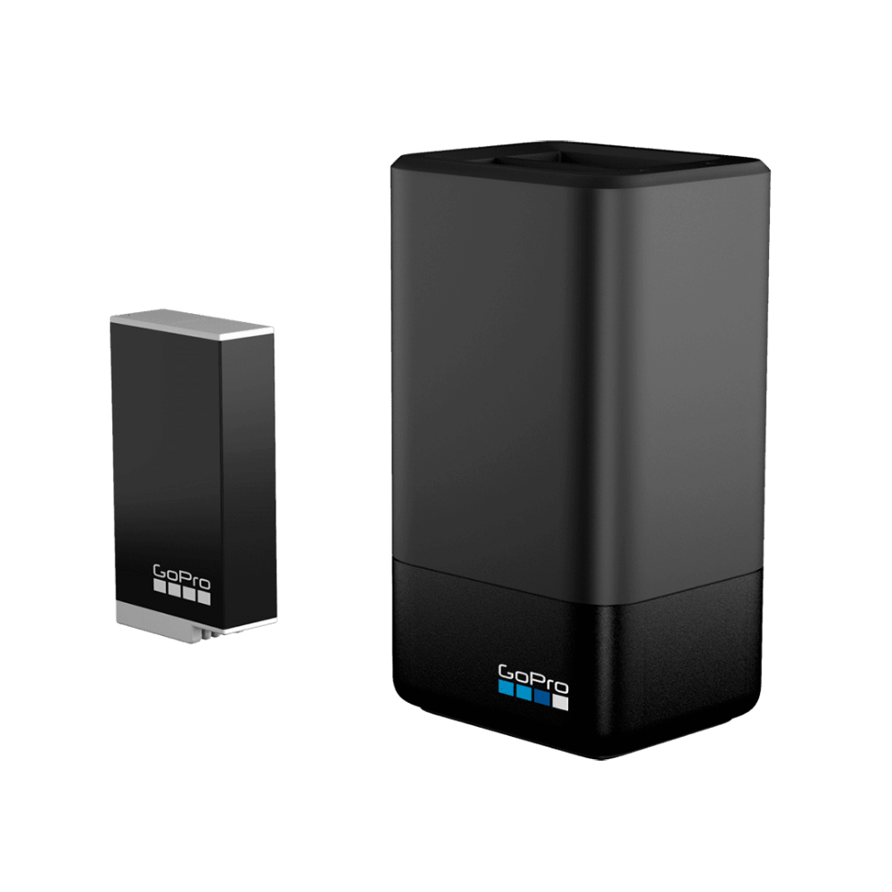 Cargador de batería dual y batería Enduro para la MAX GoPro