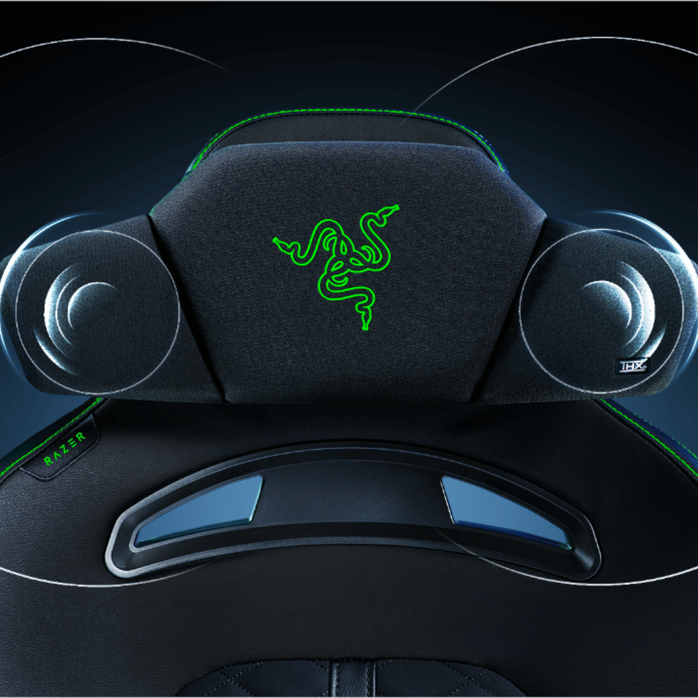 Cojín de cabeza con altavoz inalámbrico para sillas de juego Razer - Imagen 4