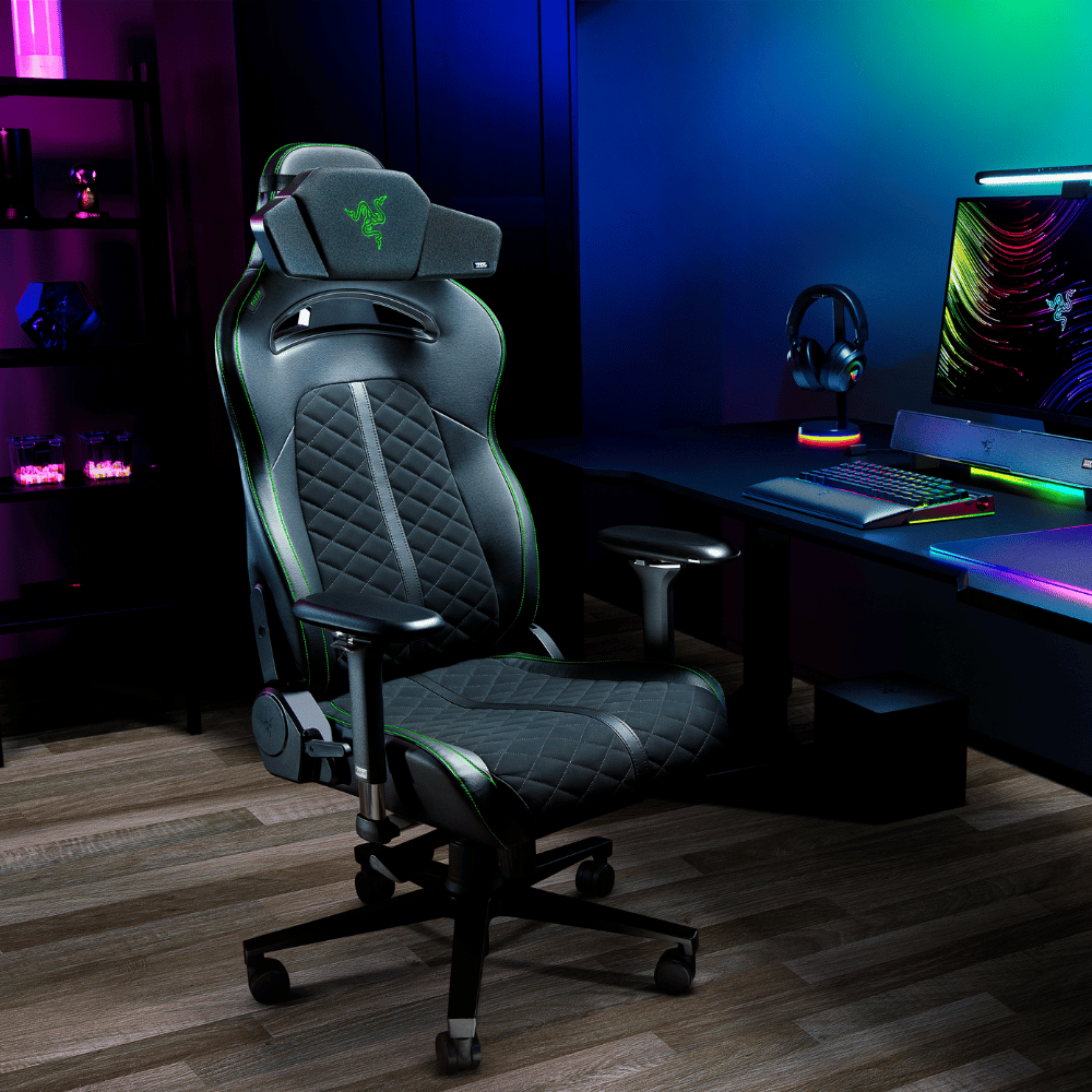 Cojín de cabeza con altavoz inalámbrico para sillas de juego Razer - Imagen 3