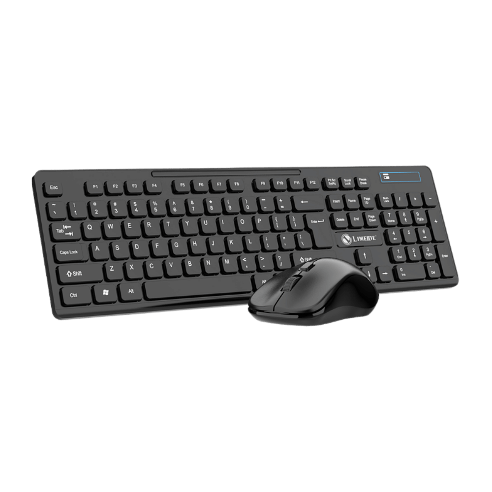 Combo Teclado Y Mouse Inalámbrico W100 Negro 57117