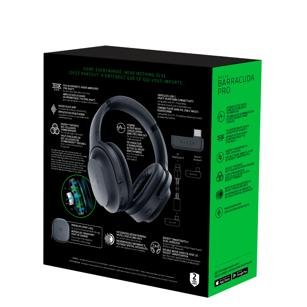 Diademas Gamer Inalámbricos Razer Barracuda Pro - Imagen 3