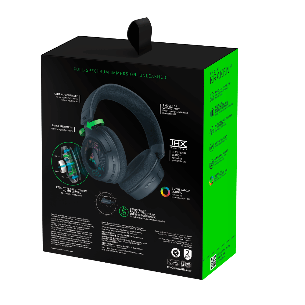 Diademas Gamer Inalámbricos Razer Kraken V4 - Imagen 8