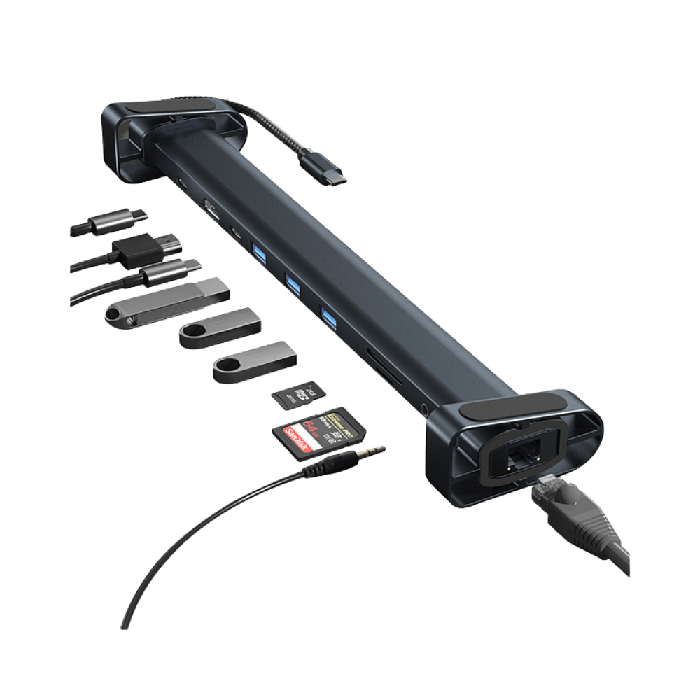 Hub Tipo C 10 En 1 -Base Portátil Byl-2212 16186