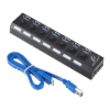 Hub Usb 3.0 7 Puertos Multipuertos 23023 (1)