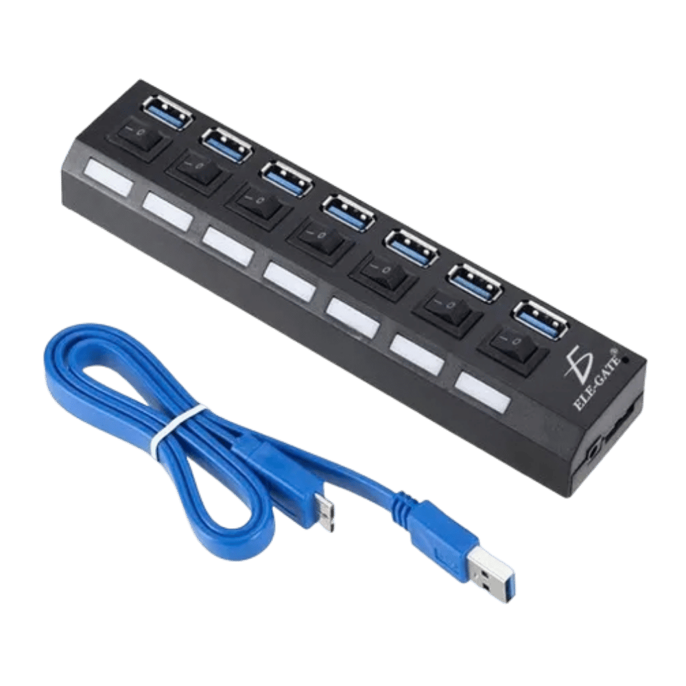 Hub Usb 3.0 7 Puertos Multipuertos 23023