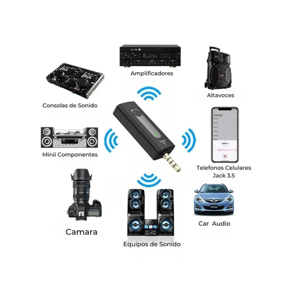 Microfóno Inalámbrico K35 Dual Mic Plug 3.5 40047 - Imagen 5