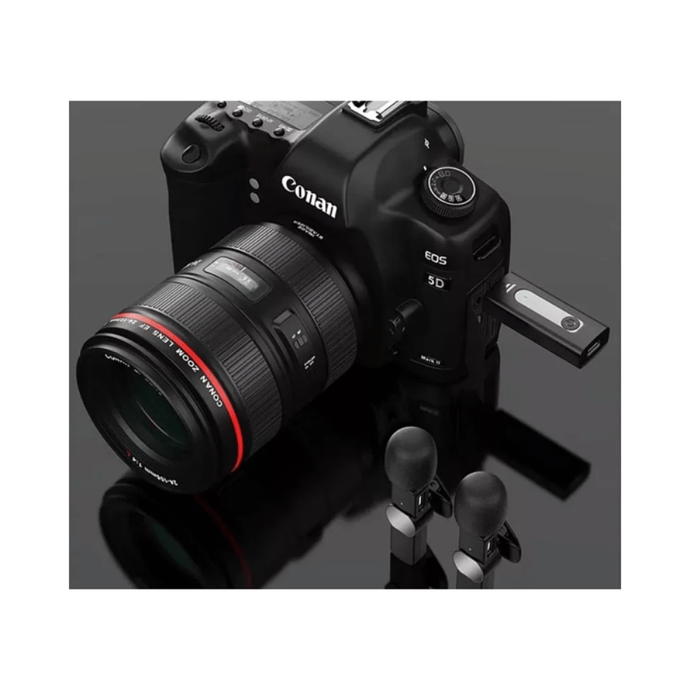 Microfóno Inalámbrico K35 Dual Mic Plug 3.5 40047 - Imagen 4